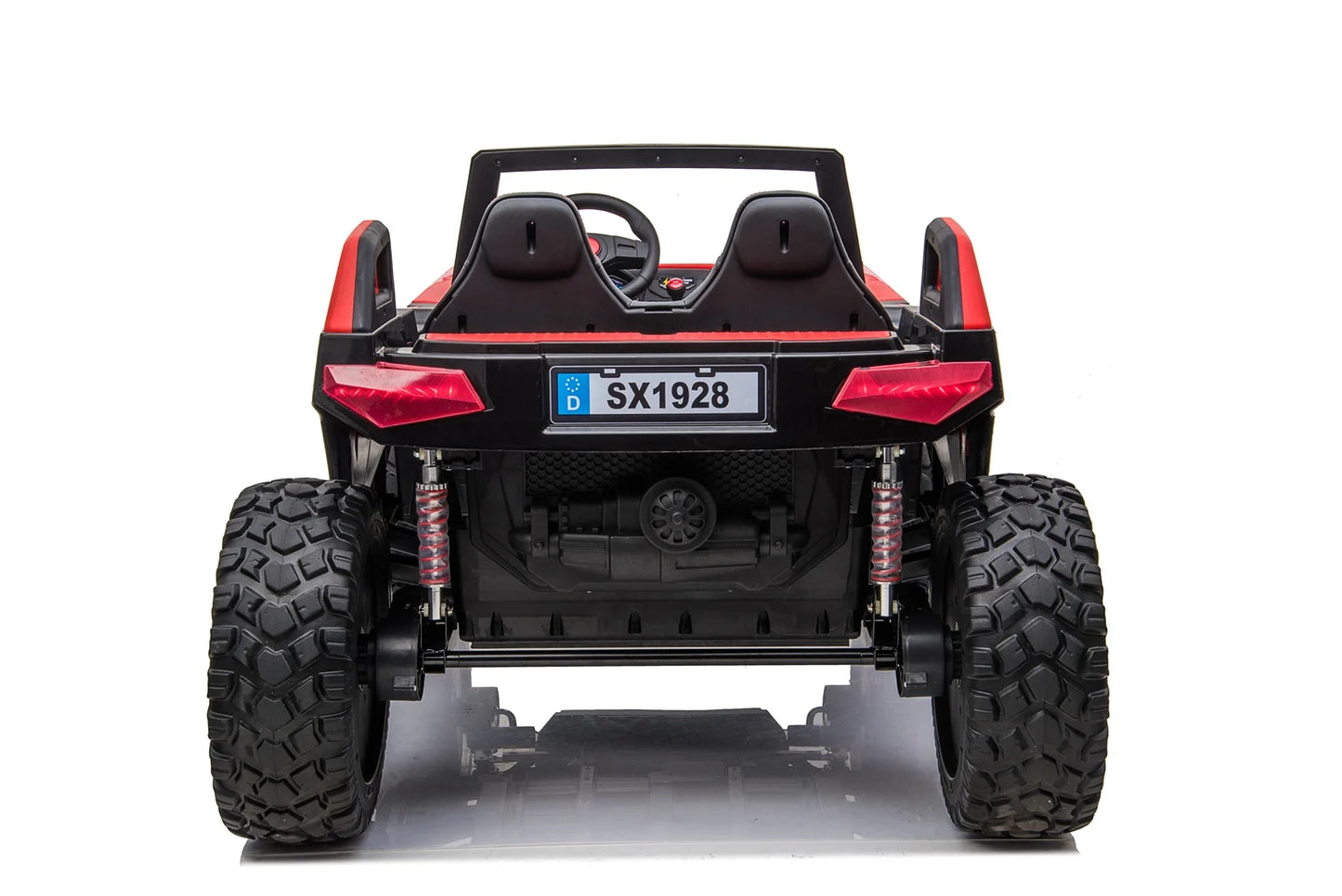 24v CHALLENGER XL 4x4 BUGGY / EVO GÚMMIDEKK Rauður