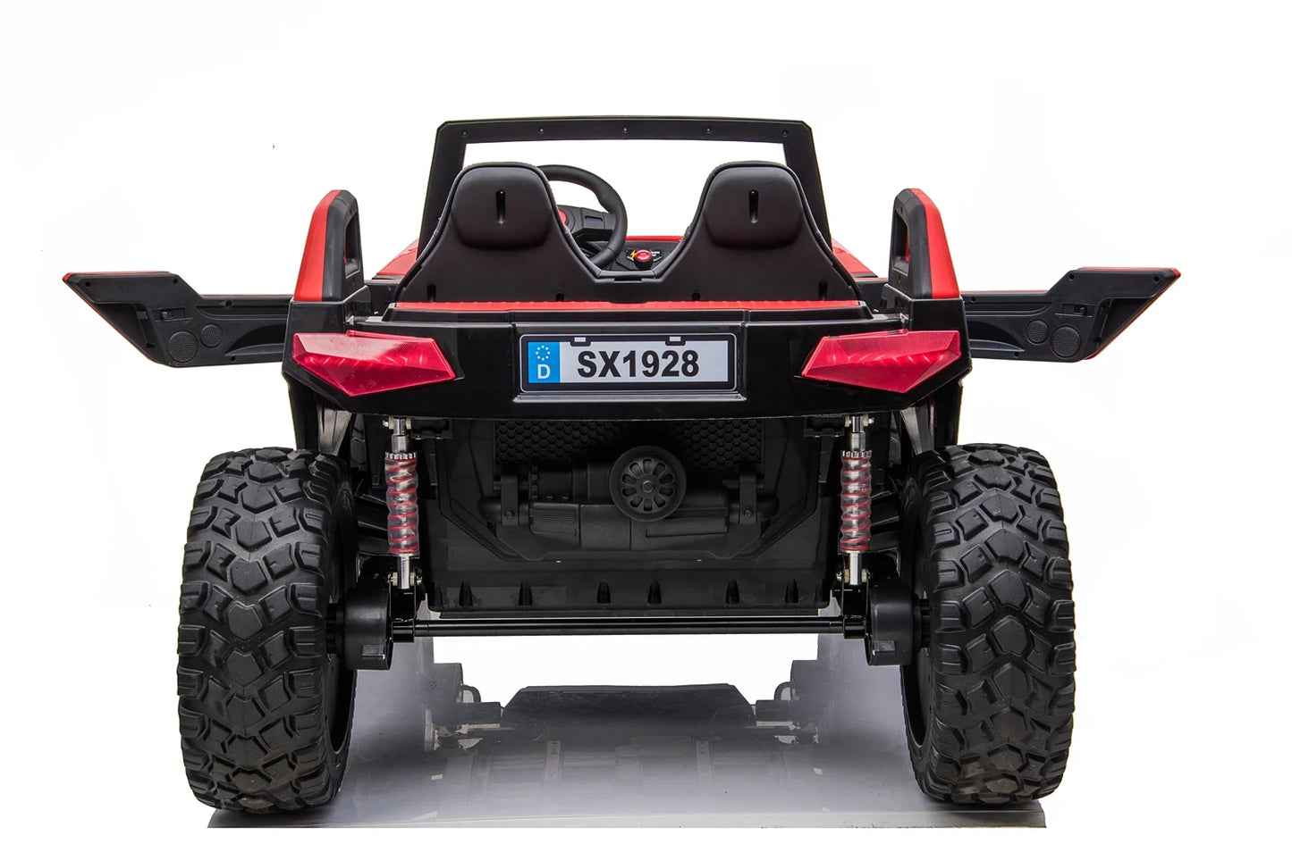 24v CHALLENGER XL 4x4 BUGGY / EVO GÚMMIDEKK Rauður