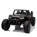 24v CHALLENGER XL 4x4 BUGGY / EVO GÚMMIDEKK Svartur